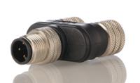 1200685105 Brad from Molex 4 Pole M12 Plug to 4 Pole M12 Socket Adapter