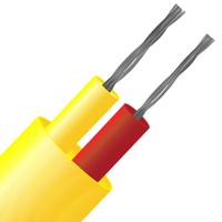 200-0625 RS PRO Type K Thermocouple Cable/Wire, 25m, Unscreened, PFA Insulation, +260°C Max, 1/0.3mm