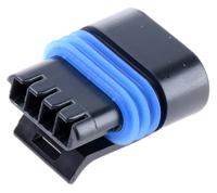 12162188 Delphi, Metri-Pack 150.2 Pull-To-Seat Automotive Connector Socket Black Cable Mount 4 Way, Crimp Termination