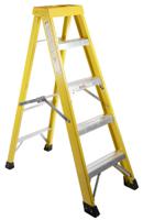 553-816 RS PRO Fibreglass 5 steps Step Ladder, 1.33m platform height