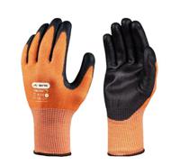 skg00013g Skytec Tricolore RangeTM Black, Orange High Performance Polyethylene HPPE, Fibreglass, Nylon Cut Resistant Gloves, Size