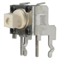 b3f-3150 Omron IP00 Ivory Plunger Tactile Switch, SPST 50 mA Through Hole