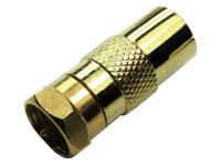266-2217 RS PRO TV Aerial Connector Male to Female, Cable Mount