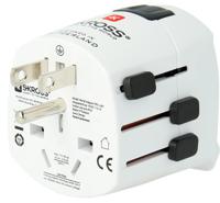 skr-0073rs SKROSS Europe to Australia, China, UK, US Travel Adapter, Rated At 6.3A