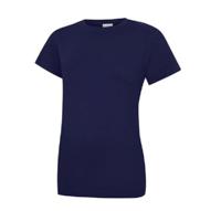 uc318n-xs Uneek Navy 100% Cotton Short Sleeve T-Shirt, UK- 30-32 in, XS in, EUR- 86cm