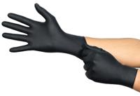 94242110 Ansell 94-242 Black Powder-Free Nitrile Disposable Gloves, Size 10.5-11 XXL, 100Gloves per Pack