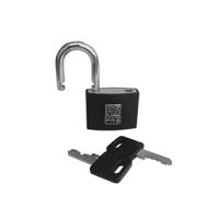 195-8229 RS PRO Key Aluminium, Steel Padlock, Keyed Alike, 6mm Shackle, 43mm Body