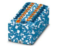 1091673 Phoenix Contact Distribution Block, 6mm², 24A, 450 V, Blue, White