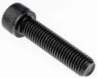 468-0420 RS PRO Black, Self-Colour Steel Hex Socket Cap Screw, DIN 912, M12 x 50mm
