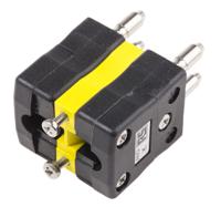 769-1454 RS PRO Standard Duplex Thermocouple Plug Connector for Use with Type K Thermocouple, 6mm Probe, ANSI, RoHS Compliant