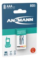 5035332 Ansmann MaxE NiMH Rechargeable AAA Battery, 800mAh, 1.2V