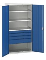 1692657611 Bott, 2 Drawer Steel Cupboard, 1050 x 550 x 2000mm