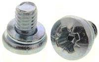 279-183 RS PRO M4 x 6mm Zinc Plated Steel Pan Head Sems Screw, Spring Washer