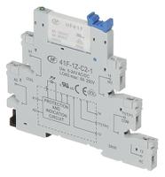 41f-1z-c1-1 Hongfa Europe GMBH 5 Pin 250V ac DIN Rail Relay Socket, for use with HF41F Series Relays