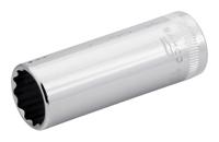 a6800dm-10 Bahco 1/4 in Drive 10mm Standard Socket, 10mm, 50.6 mm Overall Length