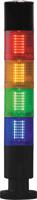 220-5038 RS PRO Red/Green/Amber/Blue Buzzer Signal Tower, 4 Lights, 24 V, Screw Mount