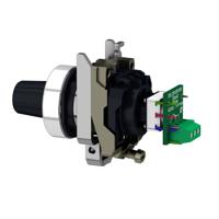 xb4bd912r100k Schneider Electric XB4 100kΩ Rotary Potentiometer 1-Gang Panel Mount, XB4BD912R100K