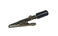 208-1129 RS PRO Crocodile Clip, Nickel Plated Contact, 4A, Black