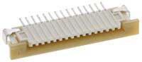 52271-1579 Molex, Easy-On, 52271 1mm Pitch 15 Way Right Angle Female FPC Connector, ZIF Bottom Contact