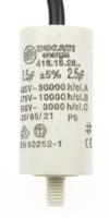 416152814 Ducati Energia 4.16.15 Polypropylene Film Capacitor, 400 → 500V ac, ±5%, 2.5μF, Stud Mount