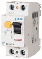 236745-pxf-25201-a Eaton RCCB, 25A, 2 Pole, 100mA, Type A, 230V ac