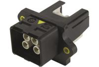 09462454420 HARTING, HARTING PushPull Power Connector Cable Mount Socket, 4P, Crimp Termination, 12A, 48 V
