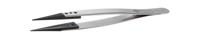 2cfrsa1 ideal-tek 130 mm, PA66/CF30 (Tip), Stainless Steel (Body), Flat; Rounded, ESD Tweezers