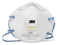 3m-8822 3M 8000 Series Disposable Face Mask for General Purpose Protection, FFP2, Non-Valved, Moulded 10 per Package