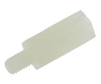 325-788 RS PRO Standoff, M4 x M4 Thread, 15mm Body, Nylon 66, Male/Female, 6mm Stud