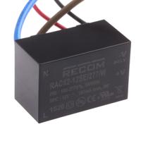 rac02-12se277w Recom Switching Power Supply, RAC02-12SE/277/W, 12V dc, 167mA, 2W, 1 Output, 120 → 430 V dc, 85 → 305 V