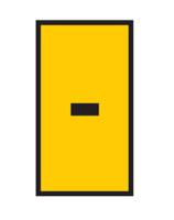 561-01714-wic1-pa66-ye HellermannTyton WIC Snap On Clip On Cable Marker, Yellow, 2 → 2.8mm Cable, for Cables and Wires, 561-01714