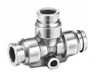 kqg2t23-00 SMC Push In 3.2 mm, Push In 3.2 mm to Push In 3.2 mm, Tube-to-Tube Connection Style
