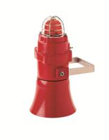 32074805000 Pfannenberg BEx Series Red Beacon, 24 V dc, IP67, Stainless Steel Bracket, 110dB at 1 Metre