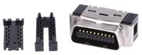 10120-6000ec 3M 101 20 Way Cable Mount D-sub Connector Plug, 1.27mm Pitch