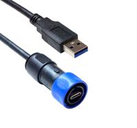 pxp4040ca3m00 Bulgin USB 3.2, Male USB C to Male USB A, 3m