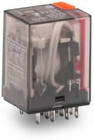 858-154 WAGO Plug-In Mount Relay, 24V ac Coil, 5A Switching Current, 4PDT