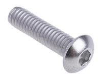 232-8215 RS PRO Stainless Steel Hex Socket Button Screw, ISO 7380, M4 x 16mm