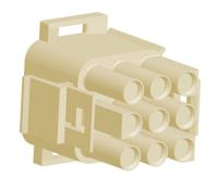 1-1863003-2 TE Connectivity, Universal MATE-N-LOK Male Connector Housing, 6.35mm Pitch, 9 Way, 3 Row