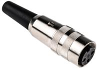 kv-30 Lumberg, KV 3 Pole M16 Din Socket, DIN EN 60529, 5A, 250 V ac IP40, Screw On, Female, Cable Mount