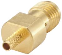 32k107-302l5 Rosenberger SMA Series, Jack Cable Mount SMA Connector, 50Ω, Crimp Termination, Straight Body
