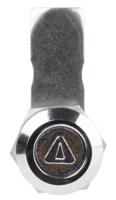 146-1799 RS PRO Cabinet Lock, 13.5mm Panel-to-Tongue, 16.2 x 14.2mm Cutout, Key Unlock
