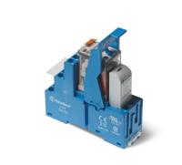 583290240050sma Finder 58 Series Interface Relay, DIN Rail Mount, 24V Coil, DPDT, 2-Pole, 10A Load
