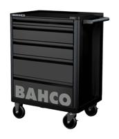 1472k5black Bahco 5 Drawer Solid Steel Wheeled Tool Trolley