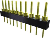 ts-108-g-aa Samtec TS Series Straight Through Hole Pin Header, 8 Contact(s), 2.54 mm Pitch, 1 Row, Unshrouded
