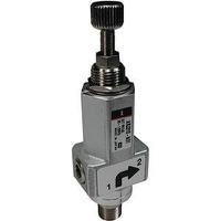 arj310f-01-04 SMC M5 x 0.8, R 1/8 Pneumatic Regulator - 0.2MPa to 0.7MPa, 0.8MPa max. input, ARJ310F-01-04