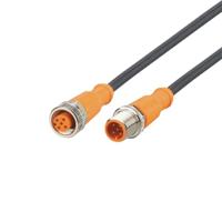 evc055 ifm electronic Straight Male 1 way M12 to Straight Female 1 way M12 Actuator/Sensor Cable, 300mm