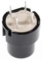 d6r90-f1-lfs C & K Black Tact Switch, SPST 100 mA@ 32 V