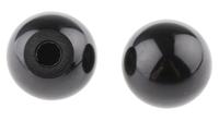 686-575 RS PRO Black Duroplast Ball Clamping Knob, Unthreaded Hole