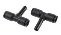 3188-06-00 Legris LF3000 Series Tee Tube-to-Tube Adaptor Push In 6 mm, Push In 6 mm to Push In 6 mm, Tube-to-Tube Connection Style