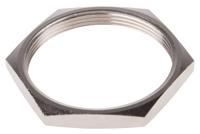 127-502 RS PRO Brass Cable Gland Locknut, M50 Thread